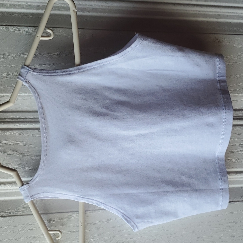 White crop top